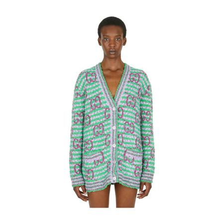 Gucci Knitwear , Groen , Dames , Maat: S Vesten