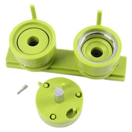 25/32/37/44 MM Napinvalmistuskone Asennusvapaa Pinssimerkkipuristin KiQa