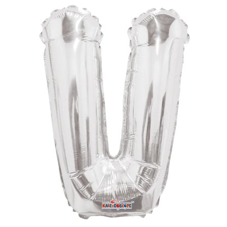 Apac V bokstav folie ballong One Size Silver