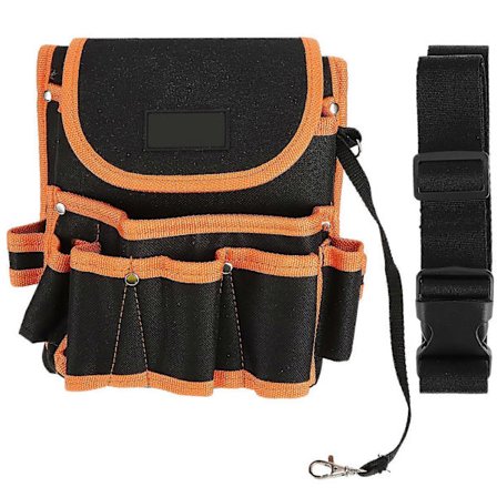 Profesjonell Oxford Stoff Verktøy Oppbevaring Midjeveske Organizer Bærer med Flere Lommer HVZ