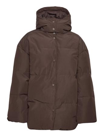 Hana Jacket 14414 Vuorillinen Takki Topattu Takki Ruskea Samsøe Samsøe
