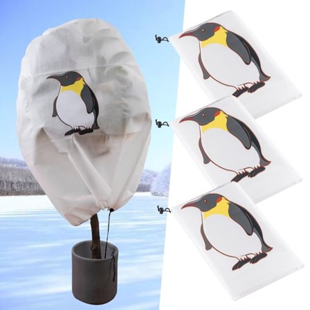 (F)3 stk. Ikke-vevd tredeksel Juletrærpose Plantedeksel for vinter Stor juletrær oppbevaringspose Vinterdeksel