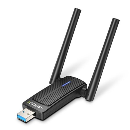 WiFi 6 USB 3.0 Dongle Adapter 1800Mbps Dual Band Trådløst Netværkskort 2.4G / 5G WiFi Adapter USB til Windows 7/10/11 PC