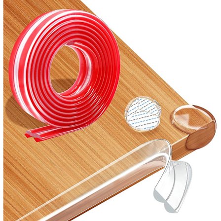 Barnebordbeskytter, Baby Proof Corners og skrivebordkantbeskytter,