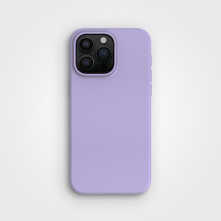 Biodegradable iPhone 15 Phone Case Lilac, Made from Plants, iPhone 15 Pro Max