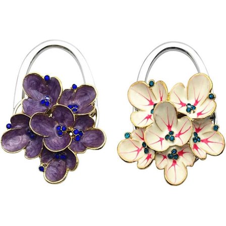 Veskekrok for bord, Bling Rhinestone Veskeholder for Bord