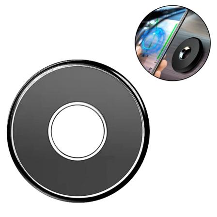 1 st Magnetisk telefonfäste för bil, för mobiltelefonfäste Black