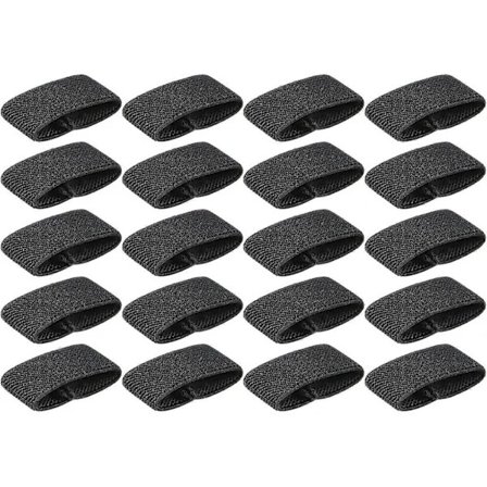 20-pack elastiska ryggsäcksremmar - bred bältesögla