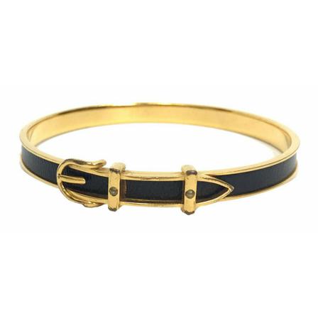 Hermès Vintage Bracelets Sort, Dame Vintage Smykker, Størrelse: ONE Size