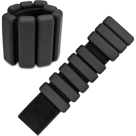 2 vektmansjetter for føtter, ben og armer, fotvekter, ankelvekter, sett, håndledd