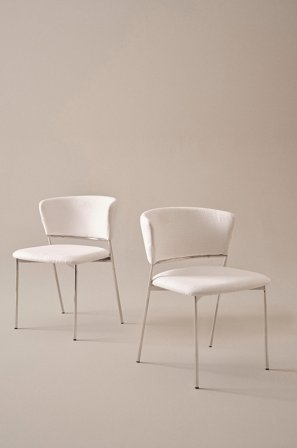 Jotex - Stol 2-pakke Naturhvit - YAKIMA - Kjøp Spisestoler & kjøkkenstoler hos Jotex