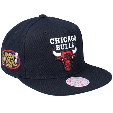 Mitchell & Ness - NBA Schwarz snapback Cap - Chicago Bulls Top Spot Black Snapback @ Hatstore
