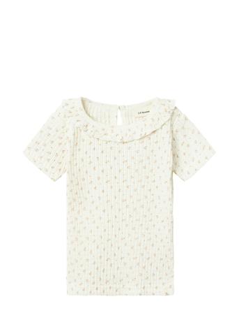 Nmfhulla Ss Slim Top Lil Cream Lil'Atelier