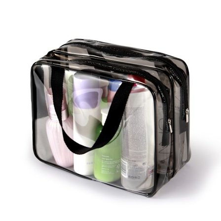 PVC säilytyspussi Black