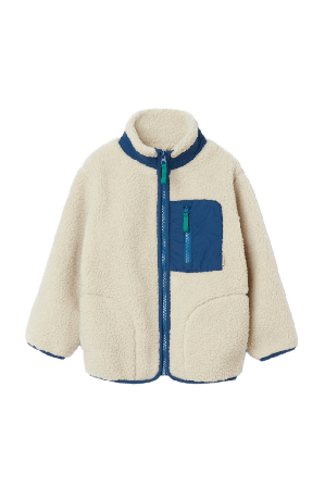 RIKIKI Jacka i pile TROY Ytterplagg Vit 128