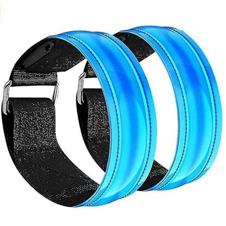 Ladespor armbånd, 2 stk Lysende armbånd USB Refleksbånd Refleksbånd