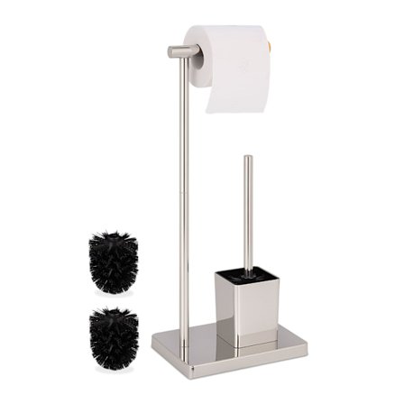 Toalett Butler med Hållare och 2 Extra Borsthuvuden