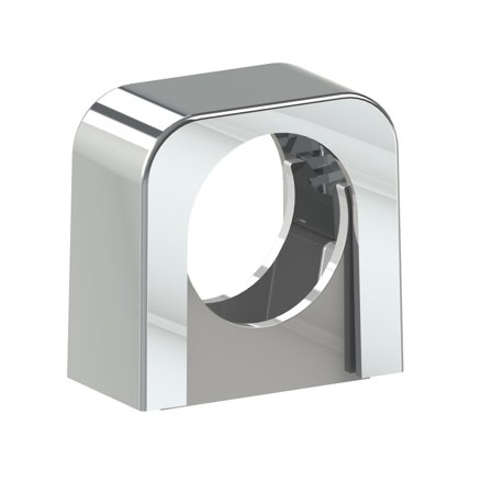 Faluplast 18295 Rørbøjle Enkel, med låsbart låg, krom 40 mm, Installation