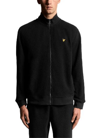 Lyle & Scott Polar Fleece Track Jacket Tröjor Herr Svart S