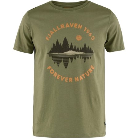 Fjällräven Men's Forest Mirror T-shirt Men short-sleeved sweaters Green S