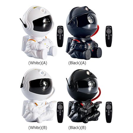 Star Projector Light Starry Night Ambient Night Light Astronaut Laser Nebula Light #white Star