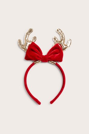 Kappahl | Juldiadem | Röd