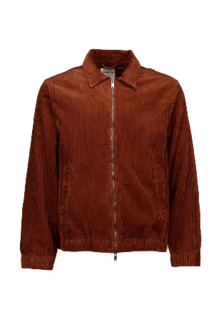 Lindbergh Corduroy zip Jacket Jackor Herr Brun L