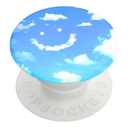 Ring og Universal Support - POPSOCKETS - Blue Skies - Udtrækkelig - Video Support - Smartphone