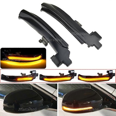 2X Volvo S60 CC S60 II S80 II V40 CC 40 II V60 V60 CC V70 LED Dynaaminen Vilkkuva Sivupeilin Vilkkuvalo -WELLNGS