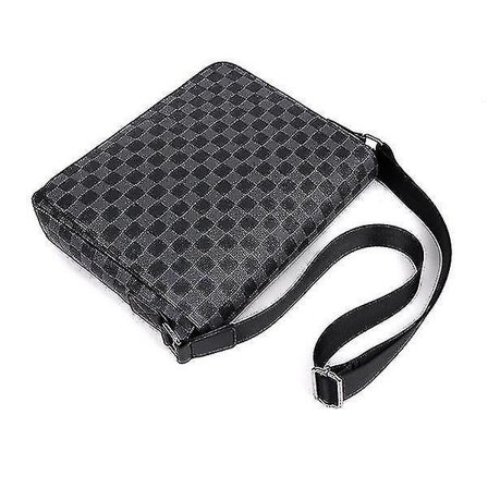 Nahkainen lähettilaukku miehille