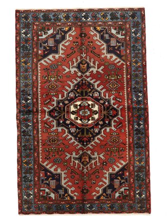 Orientalisk Hamadan Matta 133X208 Ull