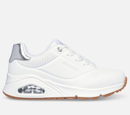 Skechers, Uno Gen1 - Shimmer Away, 36, Hvid, Pige