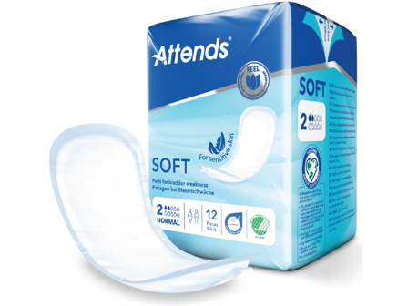 Attends Soft 2 normal, 12 stk.