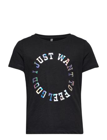 Kogghita Reg S/S Foil Top Box Jrs Black Kids Only