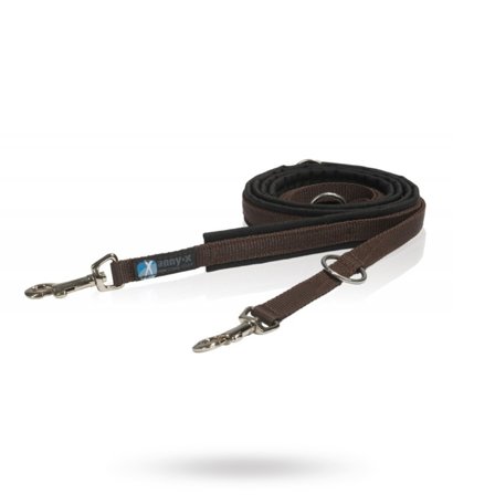 Anny-X - Anny-X Padded Dog Leash Brown/Black
