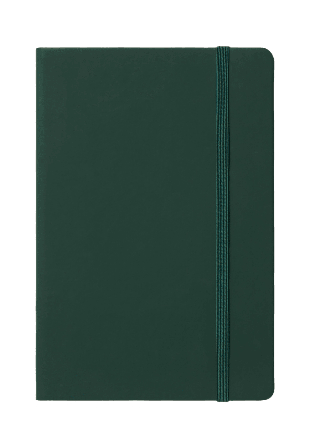 Åhléns Home Linjerad anteckningsbok A5 ROMEO Kontor & papper Grön ONESIZE