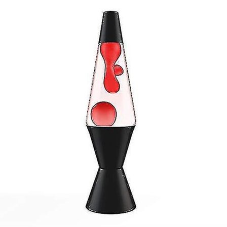 Lava Lampe 14,5" Blå/klar/svart, Aluminium Guanguan