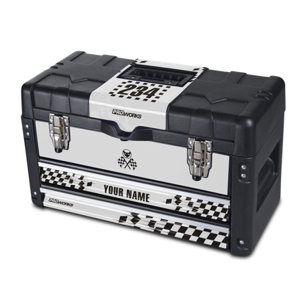 StickerStickerset voor Gereerdschapskist set 24MX X2 Race