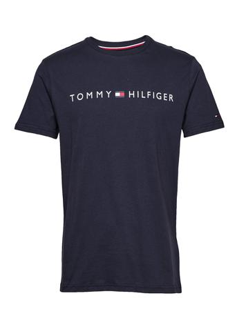 Cn Ss Tee Logo T-shirt Blå Tommy Hilfiger