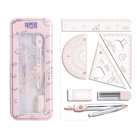 Tegne linjal vinkelmåler ROSA