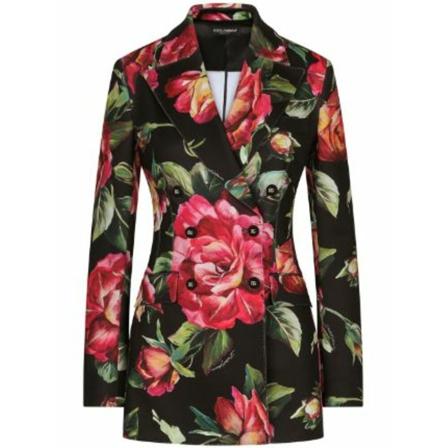Dolce & Gabbana, Blazers Zwart, Dames, Maat:XS