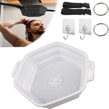 Breathe Arctic Ice Shower, Bärbar Isbadkar, Snabbkylande Silikonhink