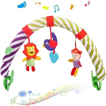 Aktivitetsbue med rangleleker, universelle festeklemmer som passer