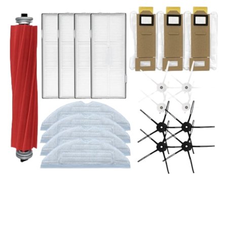 20-pack robotdammsugare tillbehörssats för Roborock T7S PLUS/T7S