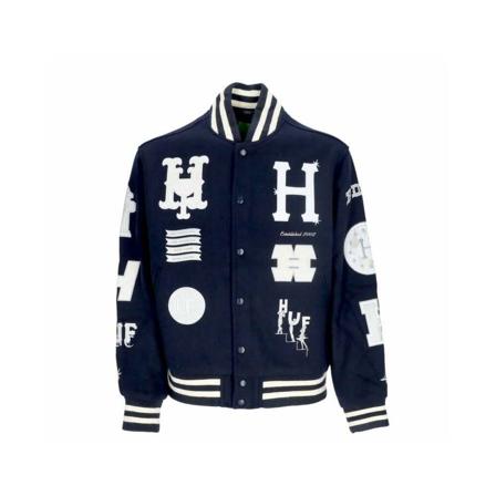 Huf, Hoodies Blauw, Heren, Maat:S