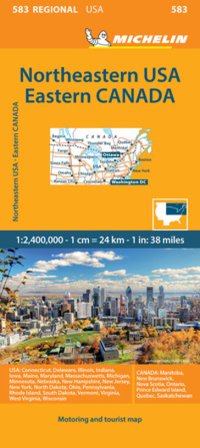 Northeastern USA Eastern Canada 1:2.400.000