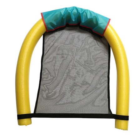 Svømmestol Svømmebasseng Inflat Float Stol Netttrekk Svømmetilbehør