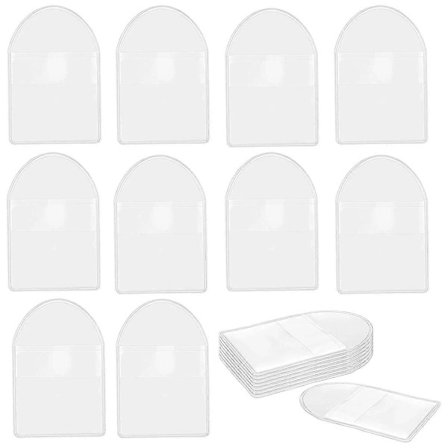 200-pack 2 tum Enkla Fickmyntfodral, Plastmyntsamlingstillbehör Transparenta Hållare Skyddande Klara Påsar
