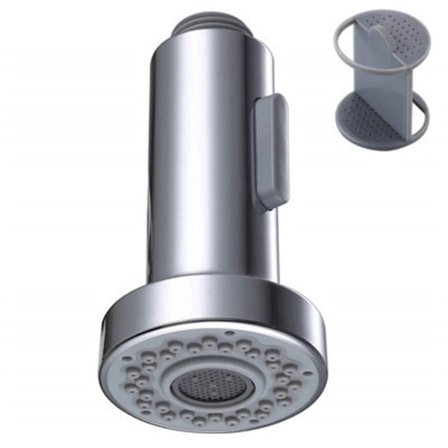 2-modus kjøkkenkran sprayhode, kjøkkenkran sprayhode erstatning sprayhode for uttrekkbar kjøkkenmikser, krom, G1/2"