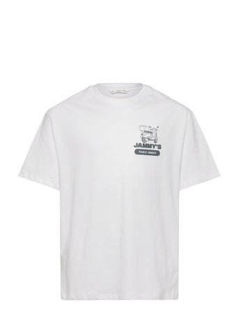 Short-Sleeved Cotton T-Shirt White Mango